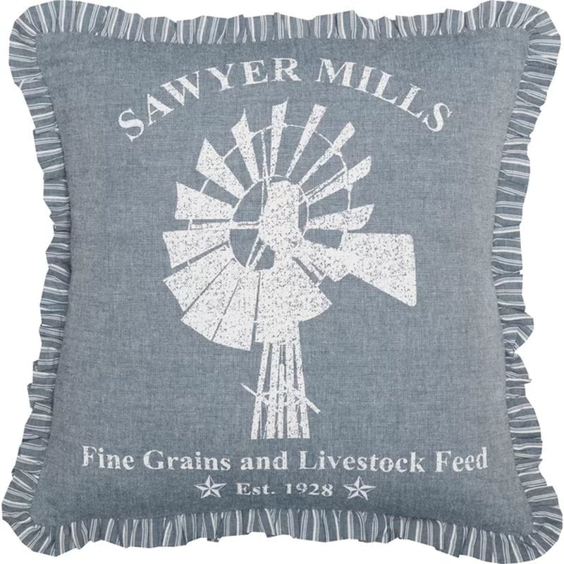 Surikova Ruffled Throw Pillow
