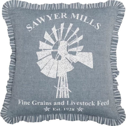 Surikova Ruffled Throw Pillow