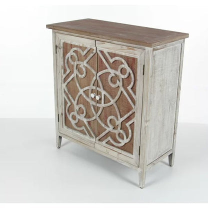 Czarnecki 31'' Tall Solid Wood Accent Cabinet