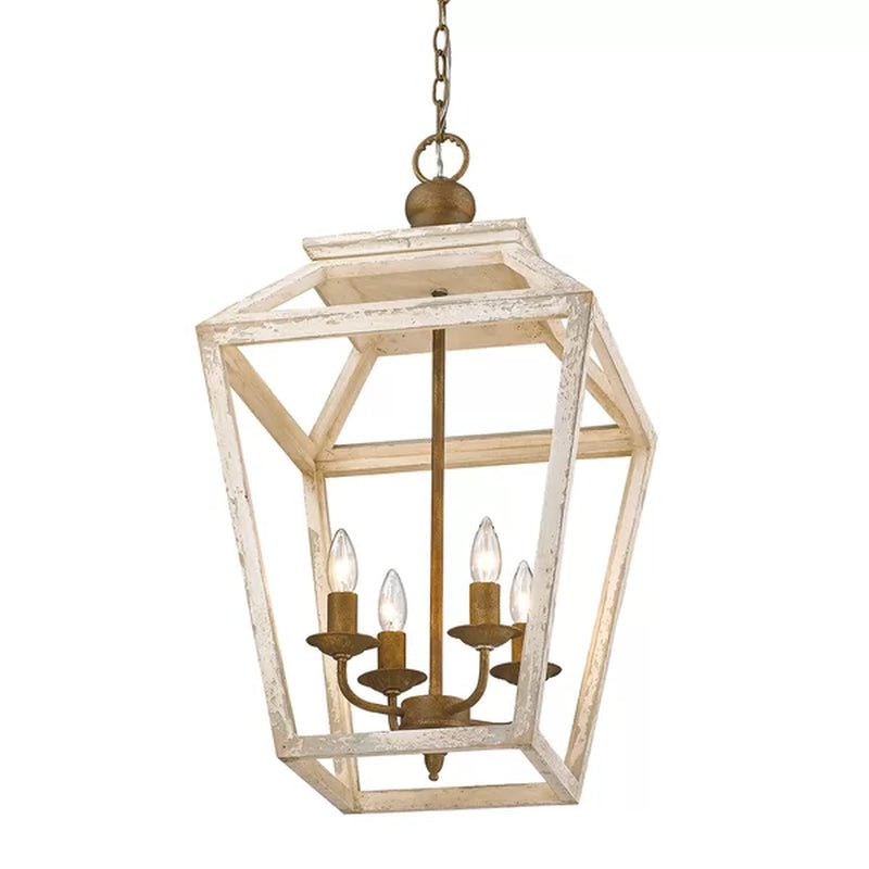 Massillon 4 - Light Dimmable Lantern Geometric Chandelier
