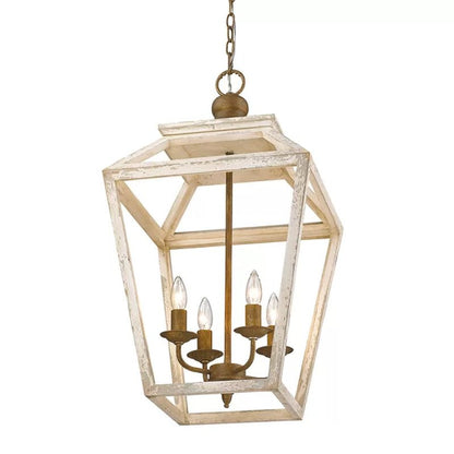 Massillon 4 - Light Dimmable Lantern Geometric Chandelier