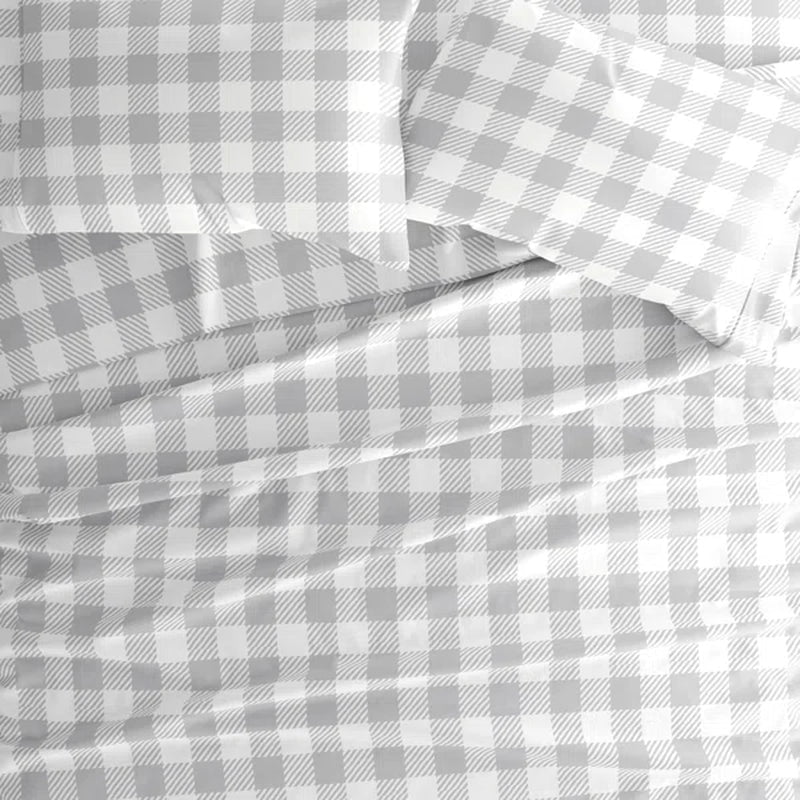 Mitchellville Country Plaid Pattern Microfiber Sheet Set