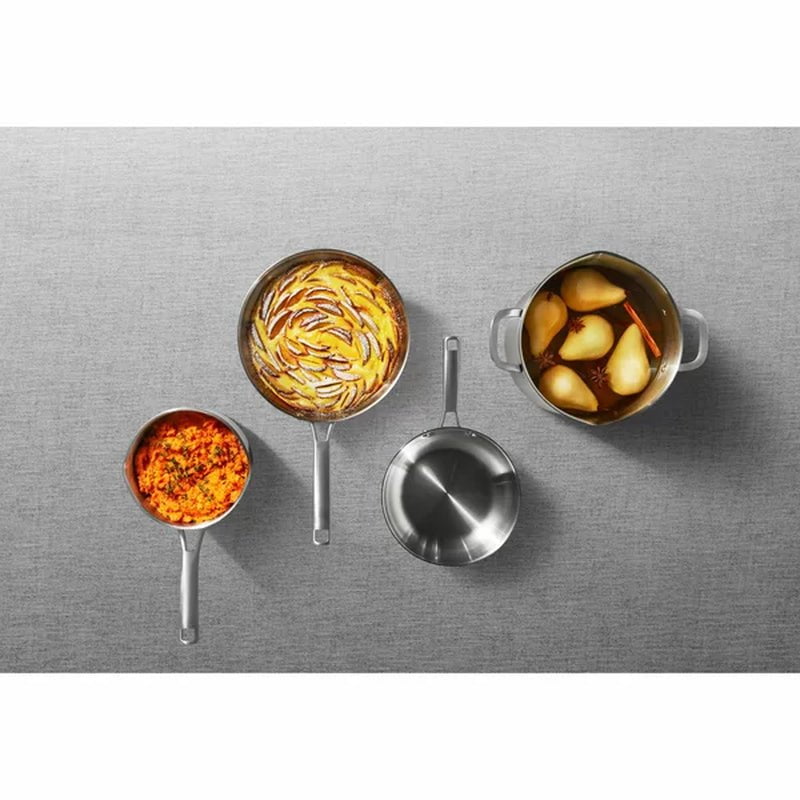 Classic Stainless Steel 10 Piece Cookware Set