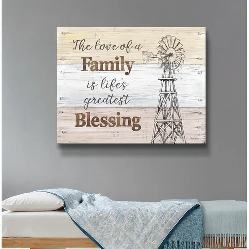 Farmhouse IV - Graphic Art on Canvas
