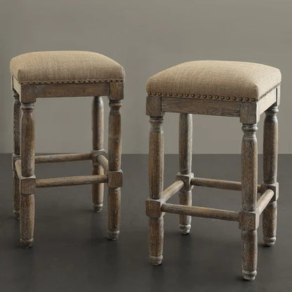 Lindell Nailhead Counter & Bar Stool