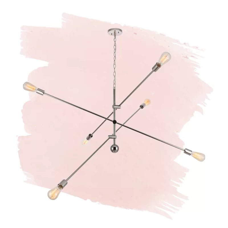 Signorelli 6 - Light Dimmable Sputnik Modern Linear Chandelier