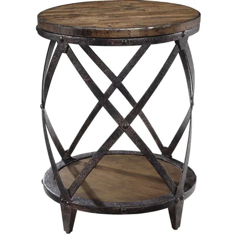 Flintwood 26'' Tall Solid Wood End Table