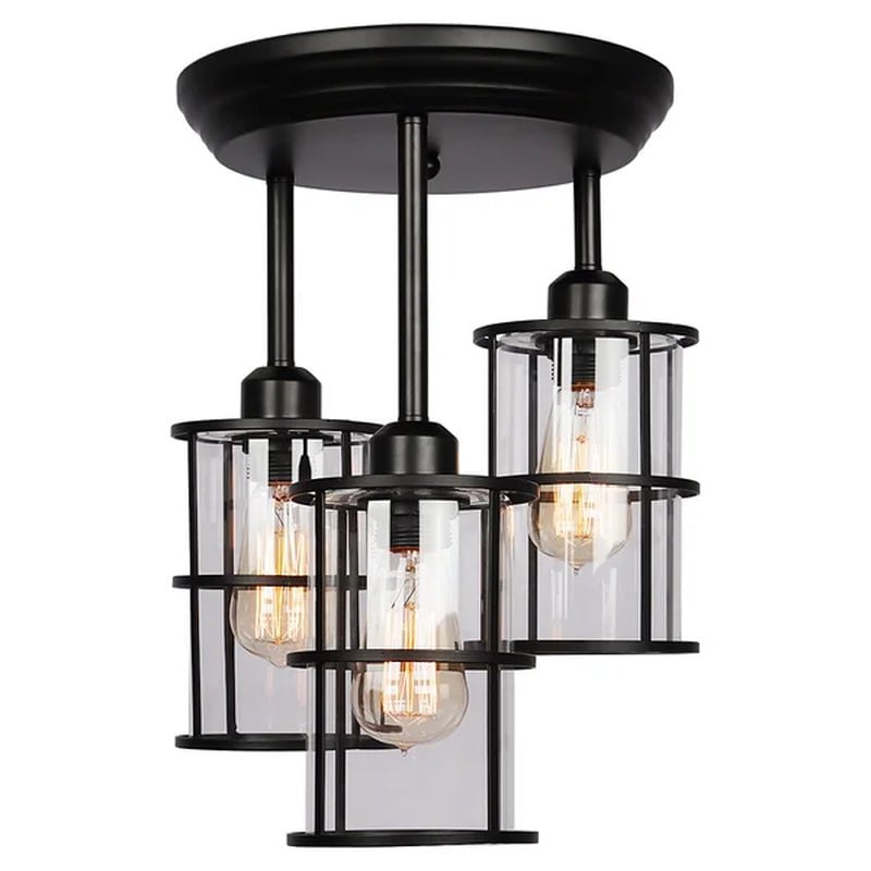 Ches 3 - Light Lantern Cylinder Chandelier