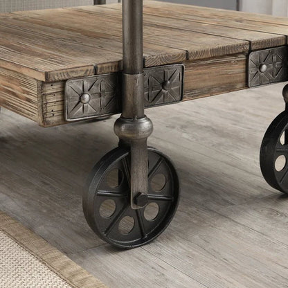 Factory 24'' Tall Floor Shelf End Table