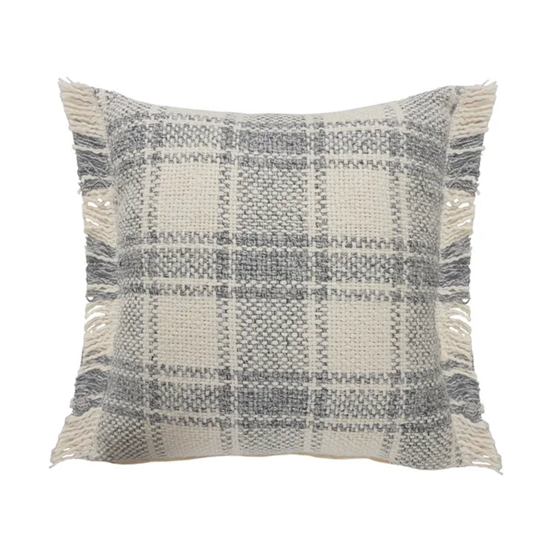 Basharat Fringed Throw Pillow