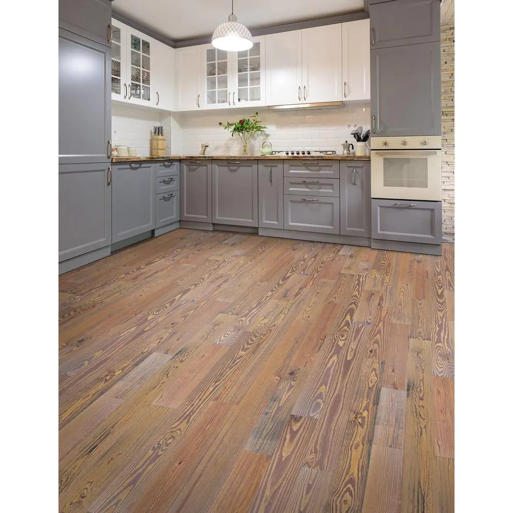 Roased Pine Low Gloss 3/4 In. T X 5.1 In. W Hand Scraped Engineered Hardwood Flooring (23.3 Sqft/Case)