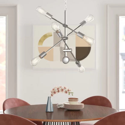 Signorelli 6 - Light Dimmable Sputnik Modern Linear Chandelier