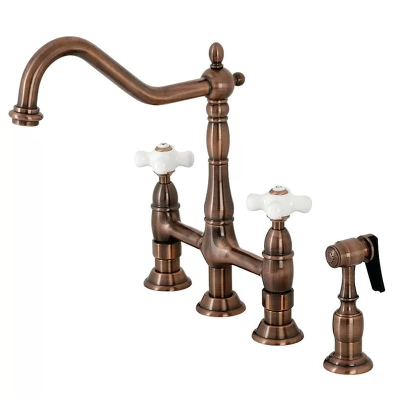 Heritage Kitchen Faucet with Side Spray