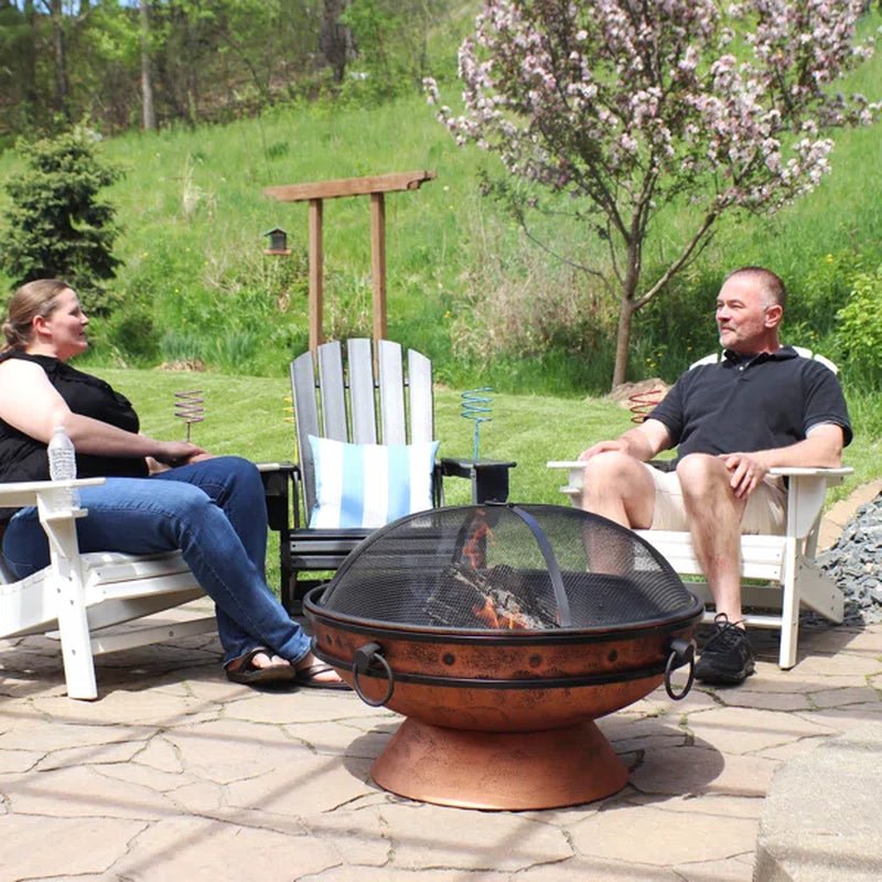 Hurst 24'' H X 31'' W Steel Wood Burning Outdoor Fire Pit