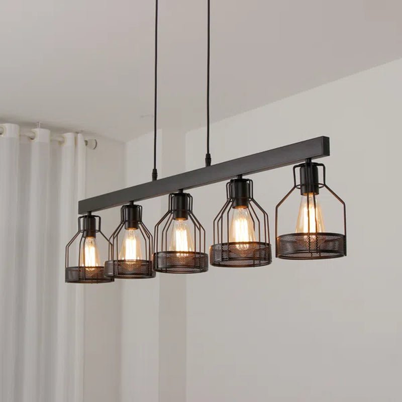 Motofumi 5 - Light Dimmable Kitchen Island Square / Rectangle Chandelier