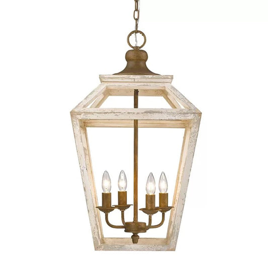 Massillon 4 - Light Dimmable Lantern Geometric Chandelier
