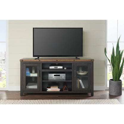 Caberfae 65" Solid Wood TV Stand with Storage