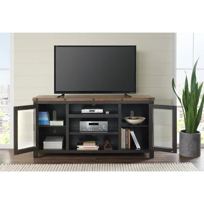 Caberfae 65" Solid Wood TV Stand with Storage
