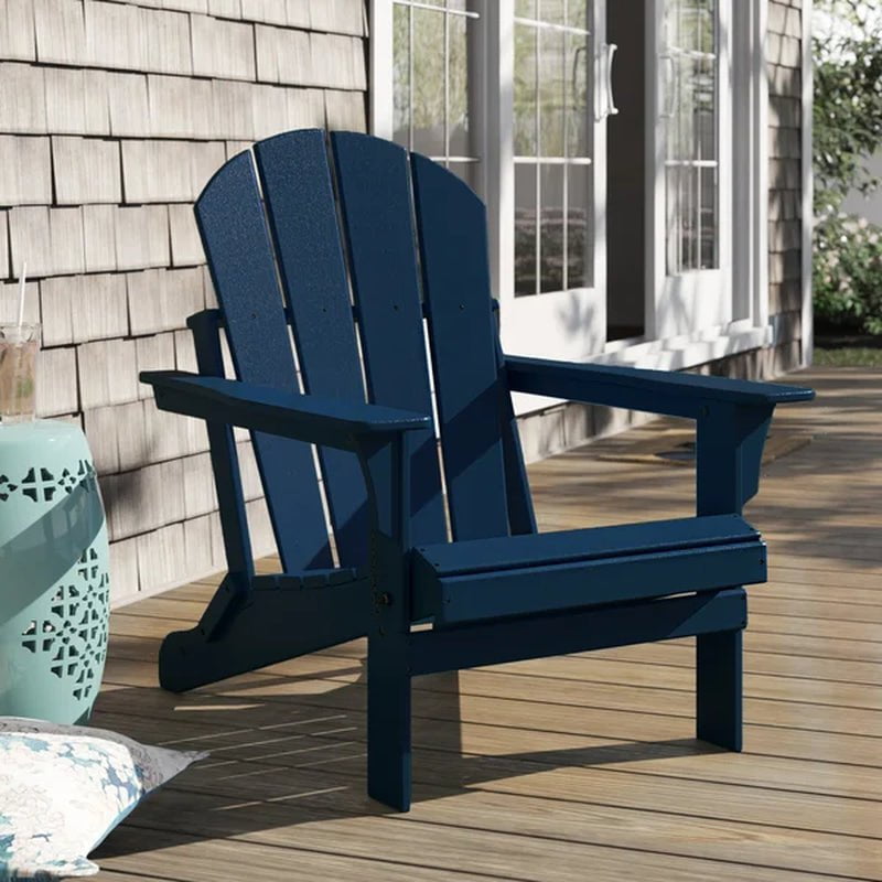 Shawnna HDPE Folding Adirondack Chair