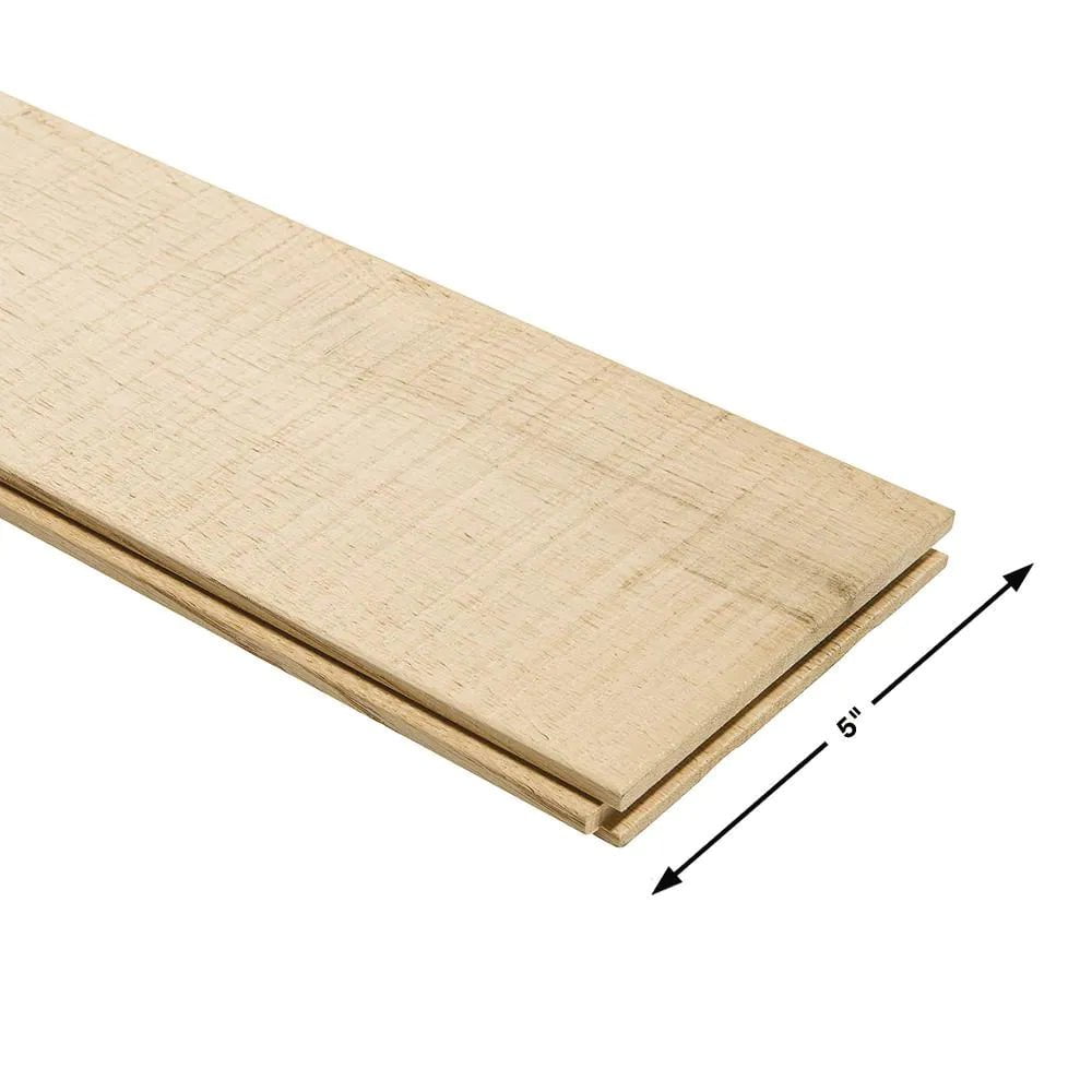 Miramar French Oak 3/4 In. T X 5 In. W Distressed Engineered Hardwood Flooring (22.6 Sqft/Case)