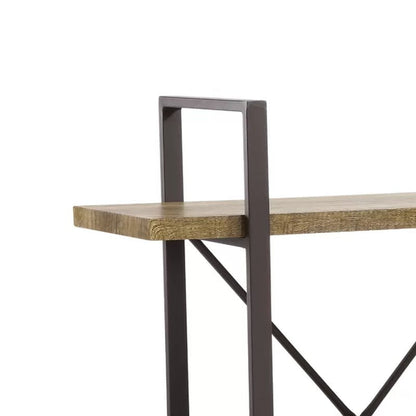 Cavallo 40'' H X 35.5'' W Iron Etagere Bookcase