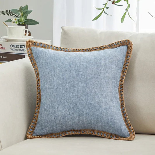 Darner Fringed Throw Pillow