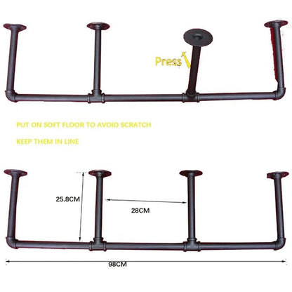 Macadam 25'' Iron Standard Baker'S Rack with Microwave Compatibility