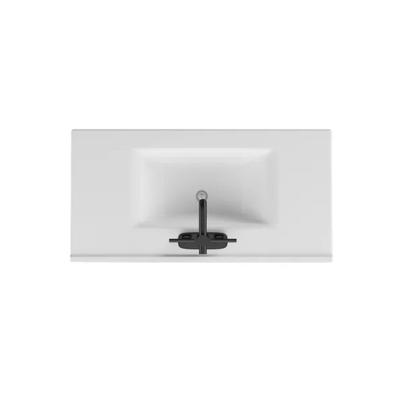 Braylen 35.88'' Free-Standing Single Bathroom Vanity with Ceramic Vanity Top