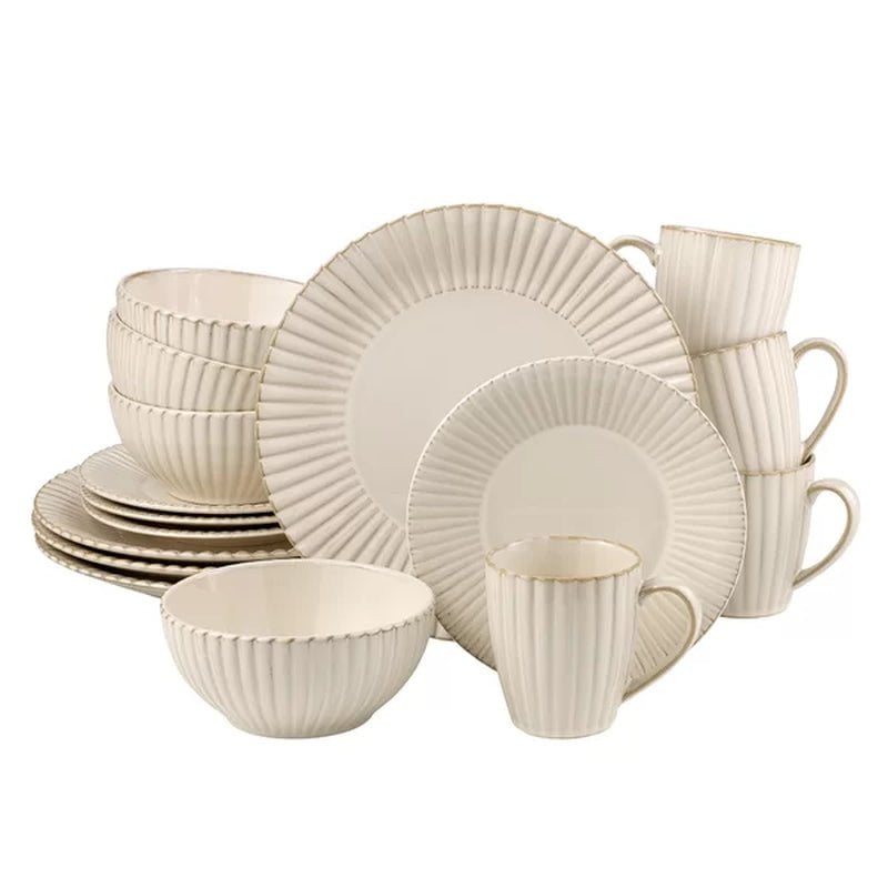 Stoneware Dinnerware Set - Service for 4
