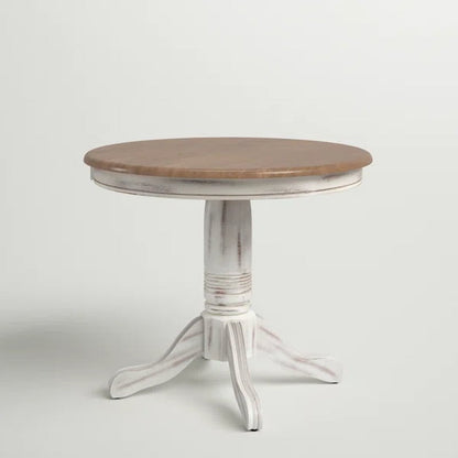 Bonas Solid Wood Pedestal Dining Table