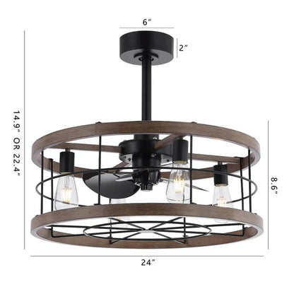Monson 24'' Ceiling Fan with Light Kit
