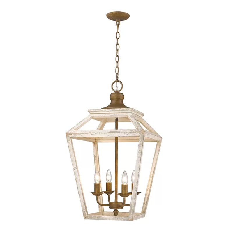 Massillon 4 - Light Dimmable Lantern Geometric Chandelier