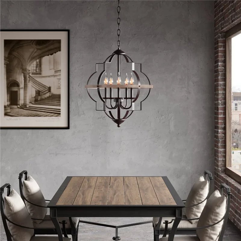 Gast 5 - Light Kitchen Island Globe Chandelier