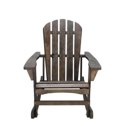 Bessy Wood Rocking Adirondack Chair