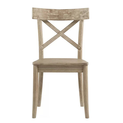 Eugley Cross Back Side Chair in Natural