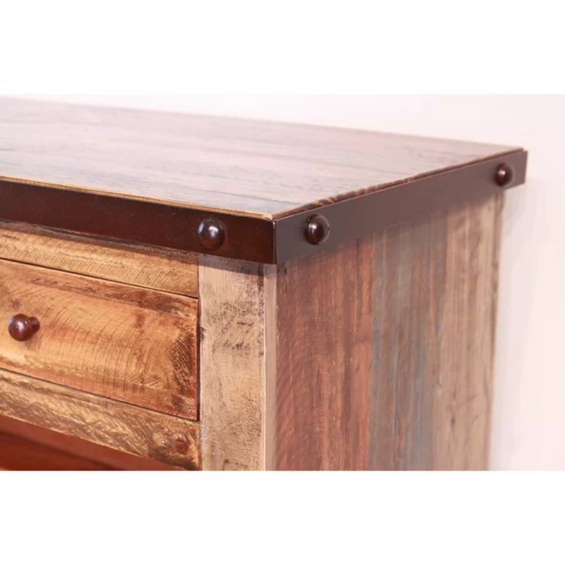 Stoller 36'' Tall Solid Wood 2 - Door Accent Cabinet