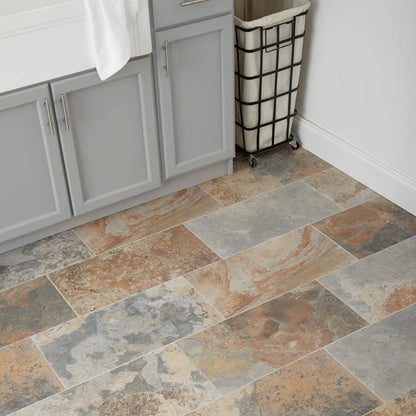 Vitaelegante Ardesia 12 In. X 24 In. Porcelain Floor and Wall Tile (15.6 Sq. Ft. / Case)