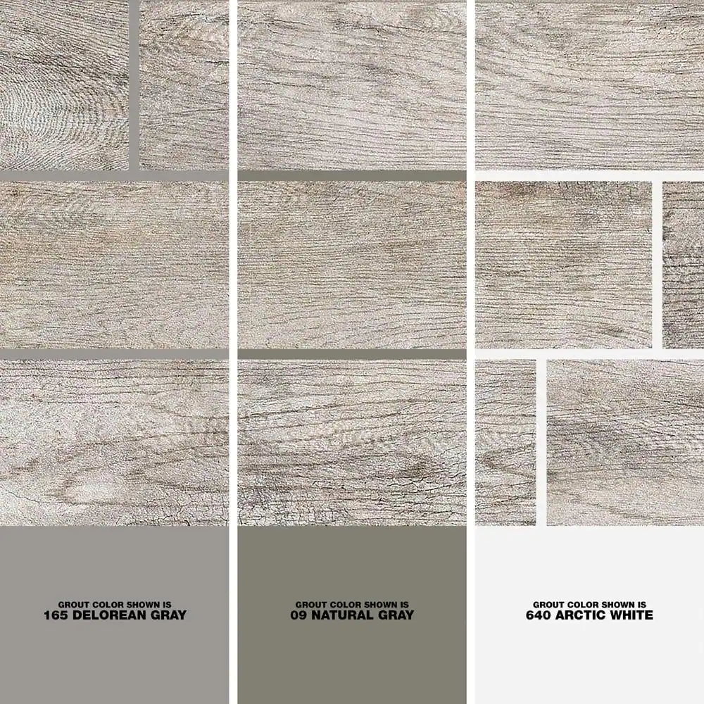 Montagna Dapple Gray 6 In. X 24 In. Porcelain Floor and Wall Tile (14.53 Sq. Ft. / Case)