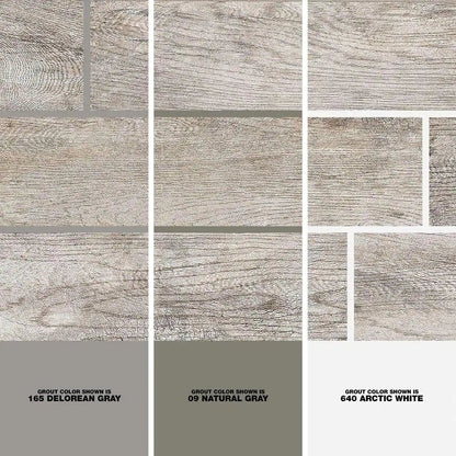 Montagna Dapple Gray 6 In. X 24 In. Porcelain Floor and Wall Tile (14.53 Sq. Ft. / Case)