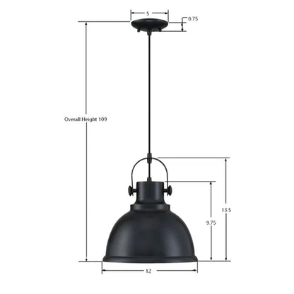 Knowle 1 - Light Single Dome Pendant