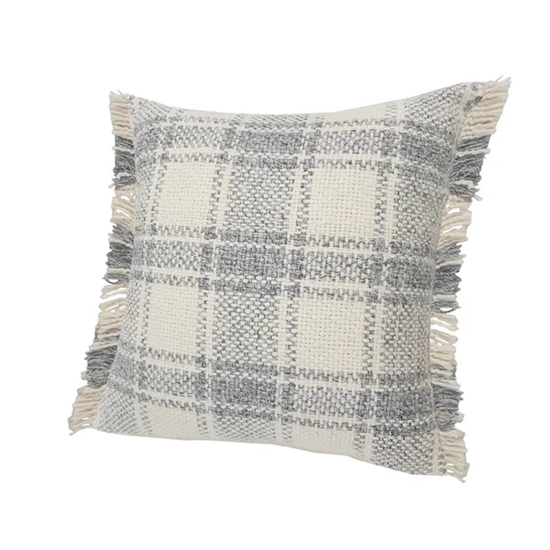 Basharat Fringed Throw Pillow