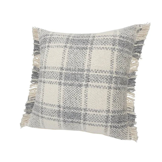 Basharat Fringed Throw Pillow