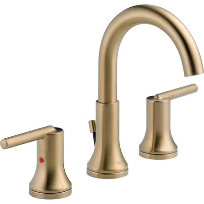 Trinsic Widespread Faucet 2-Handle Bathroom Faucet with Drain Assembly