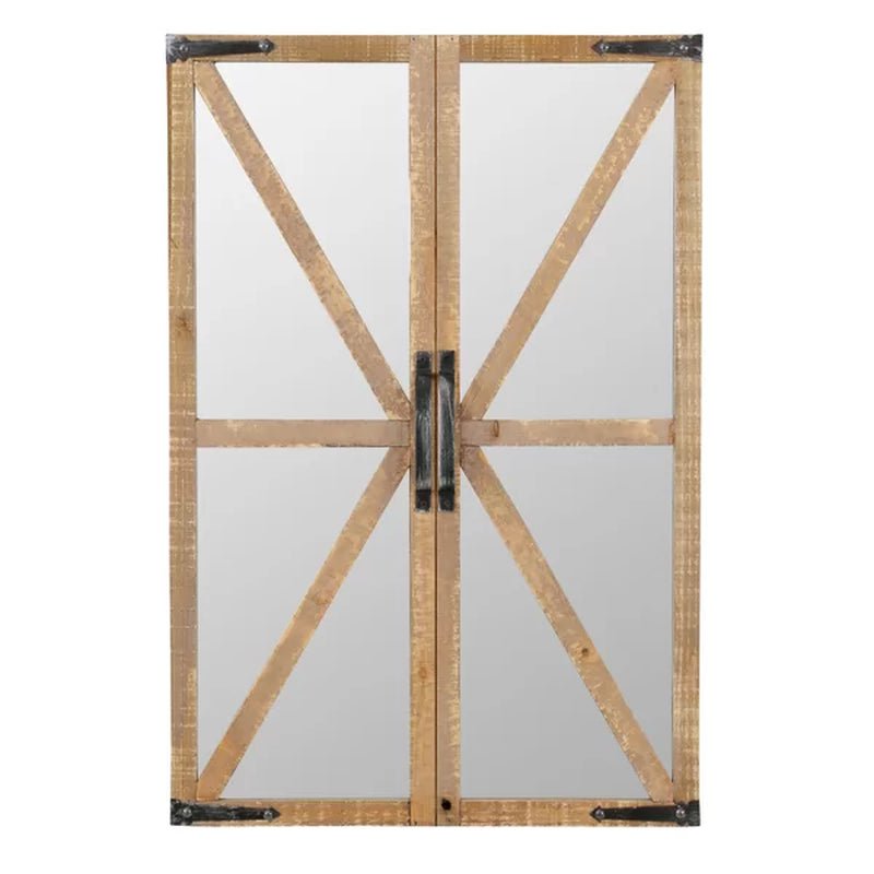 Verner Rectangle Wood Wall Mirror
