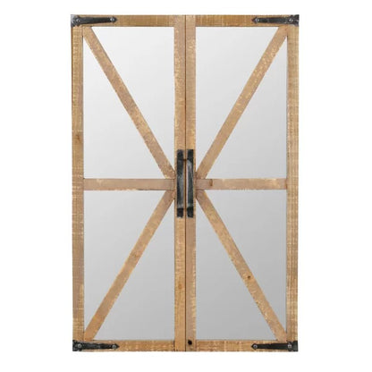 Verner Rectangle Wood Wall Mirror
