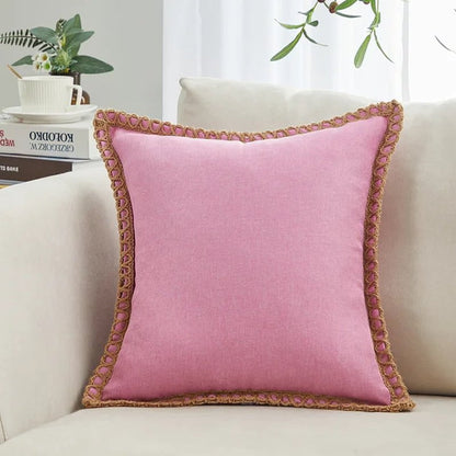 Darner Fringed Throw Pillow
