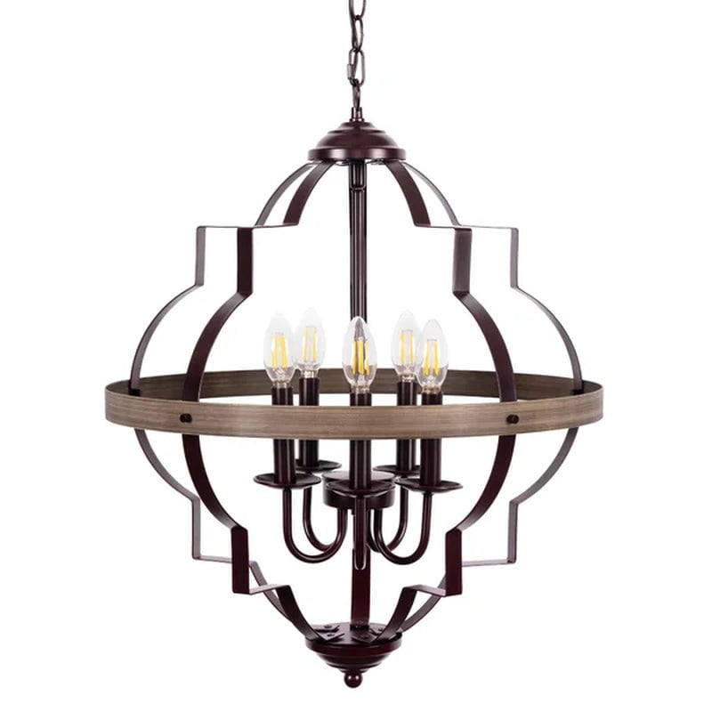 Gast 5 - Light Kitchen Island Globe Chandelier