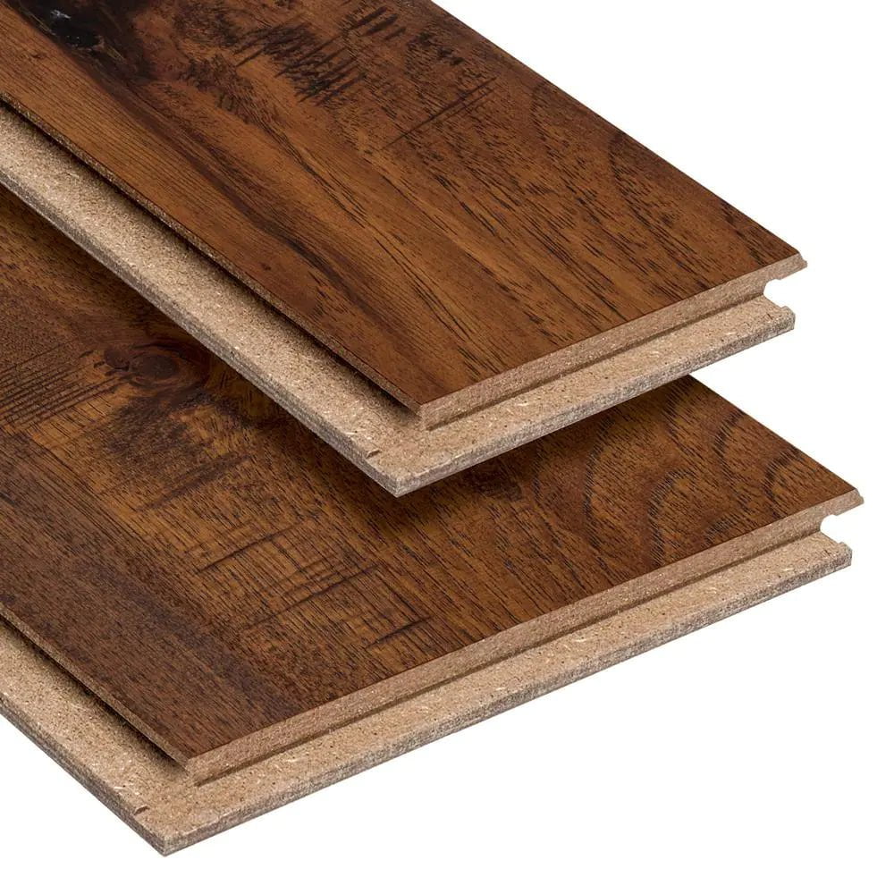 Barrett Distressed Hickory 3/8 In. T X 3.5 In. W Engineered Click Hardwood Flooring (26.3 Sqft/Case)