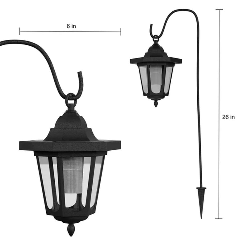 Hanging Solar Coach 1 LED Pathway Light