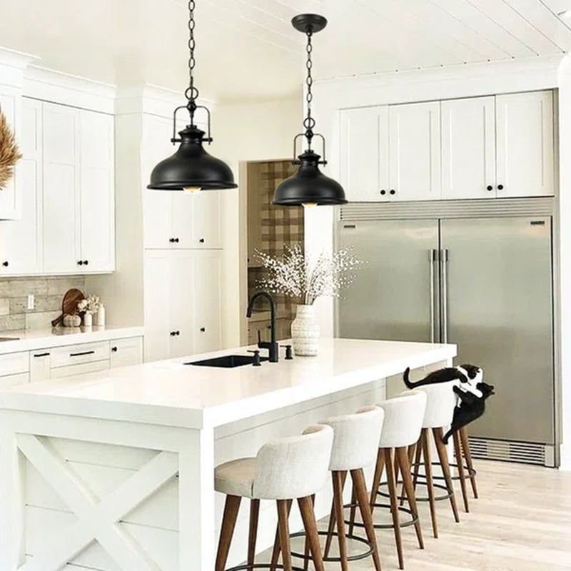 Waynetown 1 - Light Single Dome Pendant